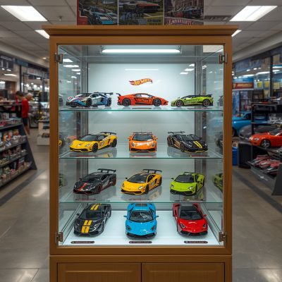 “Hot wheels Lamborghini trưng bày trong cửa hàng uy tín”