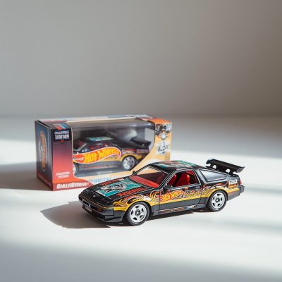 Unbox hotwheels initial d AE86 với hộp và chi tiết xe