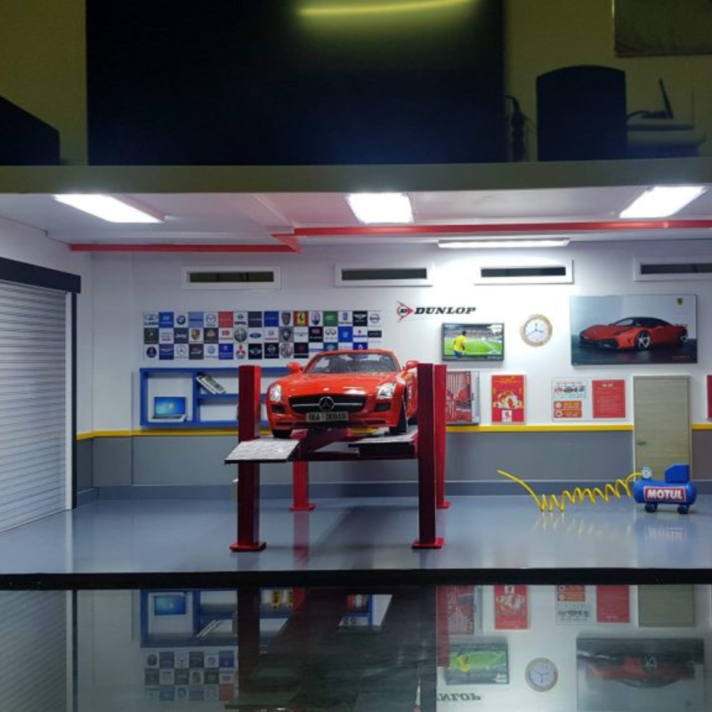 Bộ garage mô hình ô tô 1:64 đẹp và chất lượng tại Autotoys64